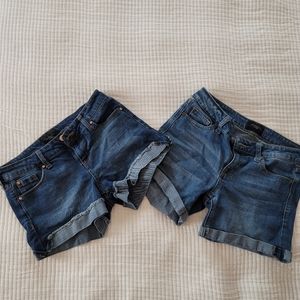 Jean shorts celebrity pink